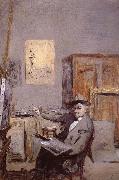 Edouard Vuillard The last visit Vern memorial painting